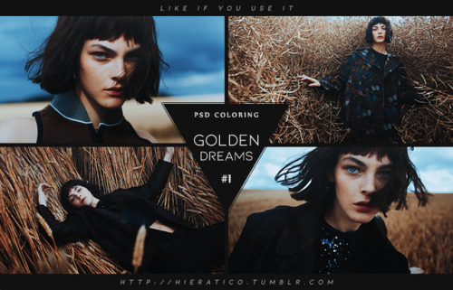 PSD Coloring: Golden Dreams by Hierático.ENG: Please don’t redistribute, reupload or use this as bas
