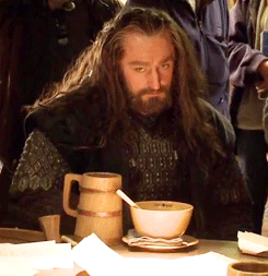 tevlek:  redsangre:  arafel7:  Imagine having Thorin Oakenshield over for tea, and you have both abs