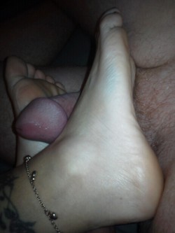 Footjob time