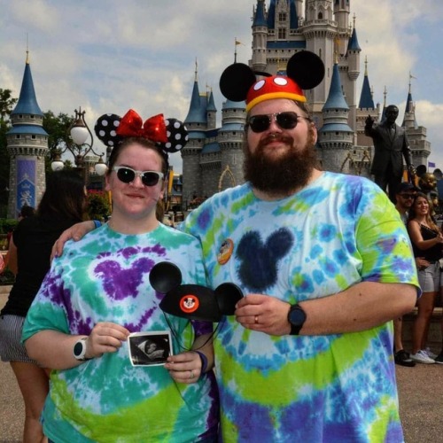 Our little family is expanding this December! #disney #pregnancyannouncement #happy #disneyworld #pr