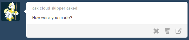 askbreejetpaw:  Yep.  X3! You don&rsquo;t say! &gt;w&lt;