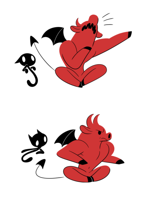 stutterhug:  Devils Advocate.or adventures of a run away tail (refer to previous comic ‘Tail End’ and my other demonic cat friend comics to learn more )