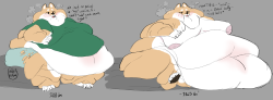 heavyshiba:his newyears resolution?? to get fat as FUCk boy