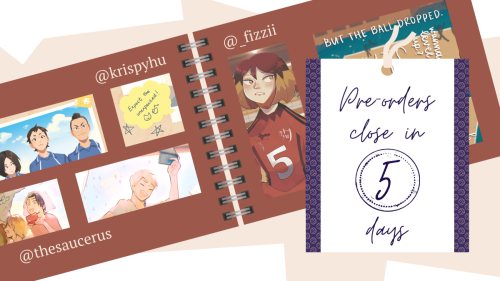 Only five days left to preorder a copy of Old Paths: a Haikyuu Scrapbook Zine!Want to see the memori