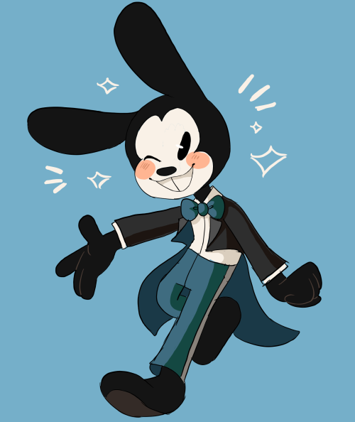 tophthedaydreamer:It’s a national holiday today. It’s Oswald the Lucky Rabbit’s birthday :DDDD!!! Ha