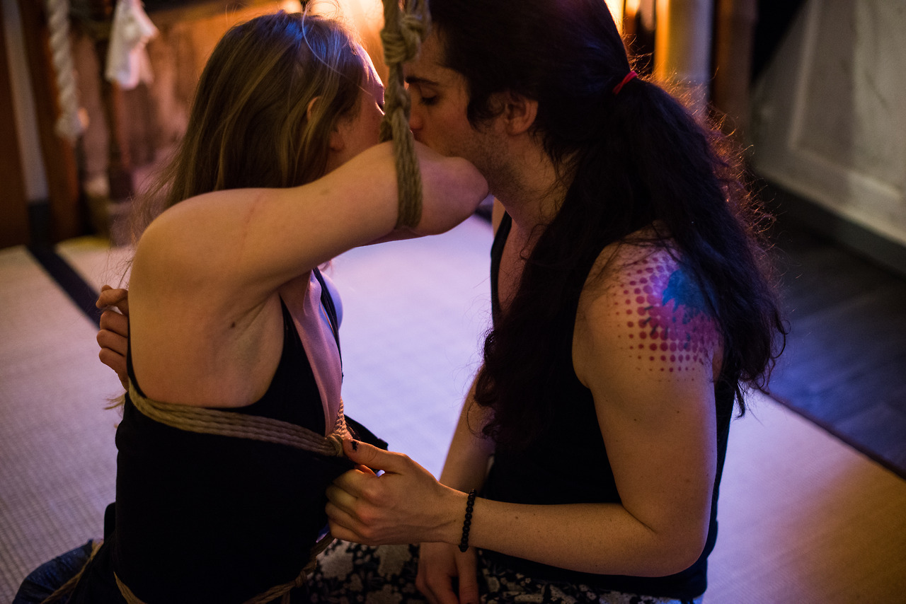 prometheev: From a session at @placedescordes​​ 1/5 Model : NinaRope : @prometheev​Pictures