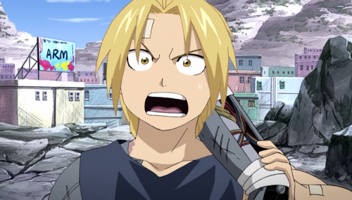 pixelghosties:  sofiakkuma:  the-masked-barona:  So with all the ish that Edward Elric goes through, did anyone else realize that a rock is the thing that leaves a scar FOR 21 EPISODES.  That’s a third of the series. For a third of the series- with