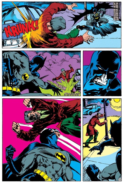 Batman vs. Stalnoivolk.[from Suicide Squad (1987) #40]