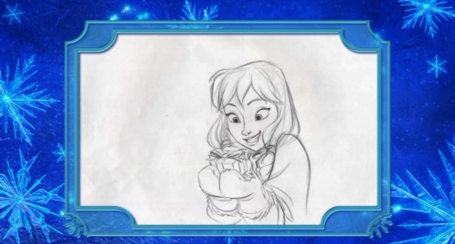 notsoplainbutinsanejane:Some art featured in the Art Gallery Featurette on the Frozen Target Exclusi