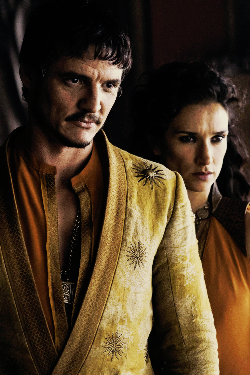 davosseaworths:  Oberyn Martell and Ellaria Sand in Game of Thrones Season 4