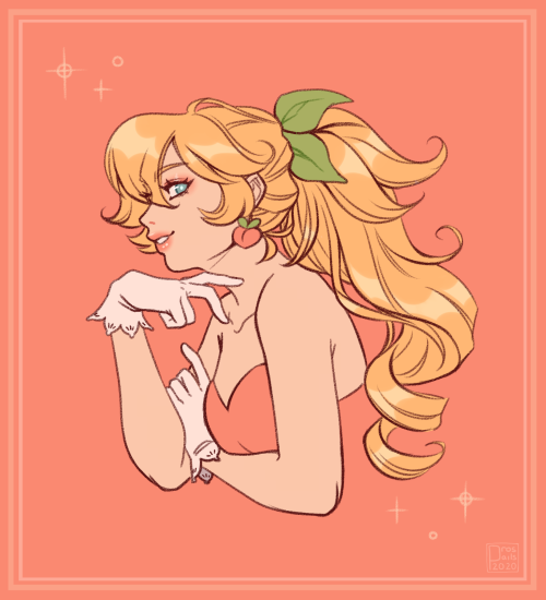 prospails:Just Peachy! not to be vain but I really really like this drawing  omg