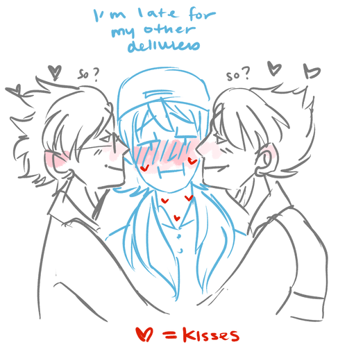 Sex aoba the pizza boy and his christmas kisses pictures