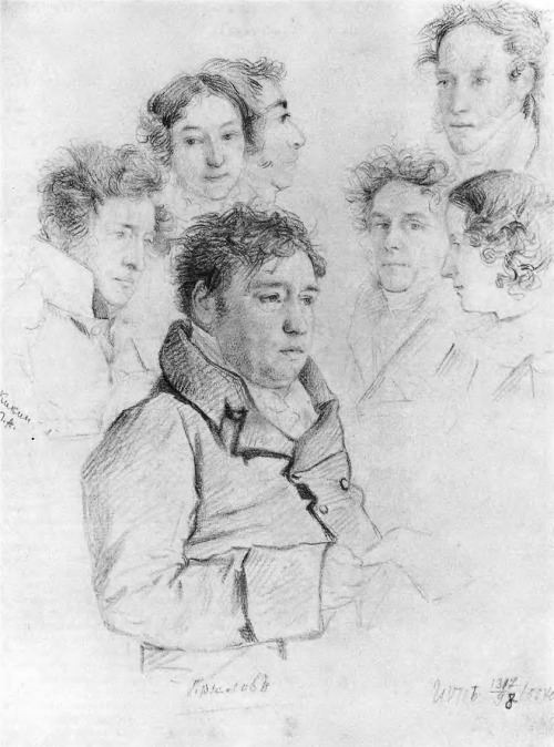 Ivan Krylov among artists, 1808, Orest Kiprenskywww.wikiart.org/en/orest-kiprensky/ivan-kryl