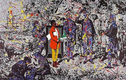 jareckiworld: Gordon Bennett  -  Possession Island   (oil and synthetic polymer paint
