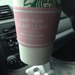 New French styled pastries at Starbucks.