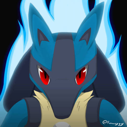 bak62:Lucario Portrait by Funwayguy