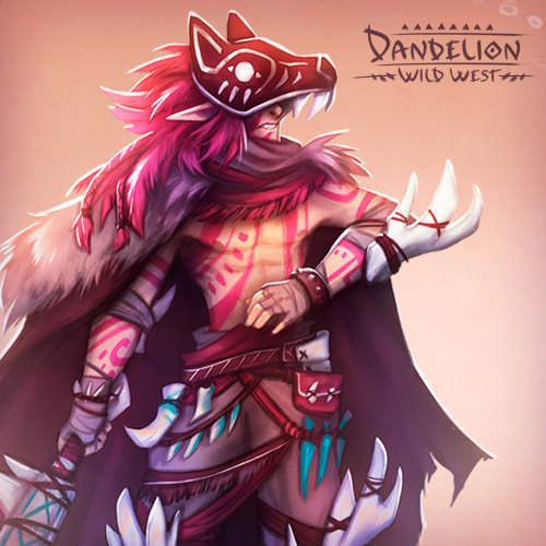 ··· DANDELION WILD WEST ··· Character design for the Wild West challenge! ^^ You can see my full ent