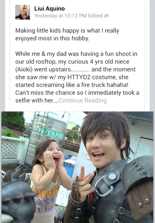 rockuzan:His name is Liui Aquino, a filipino cosplayer. And I think, by far, he’s the greatest Hiccu