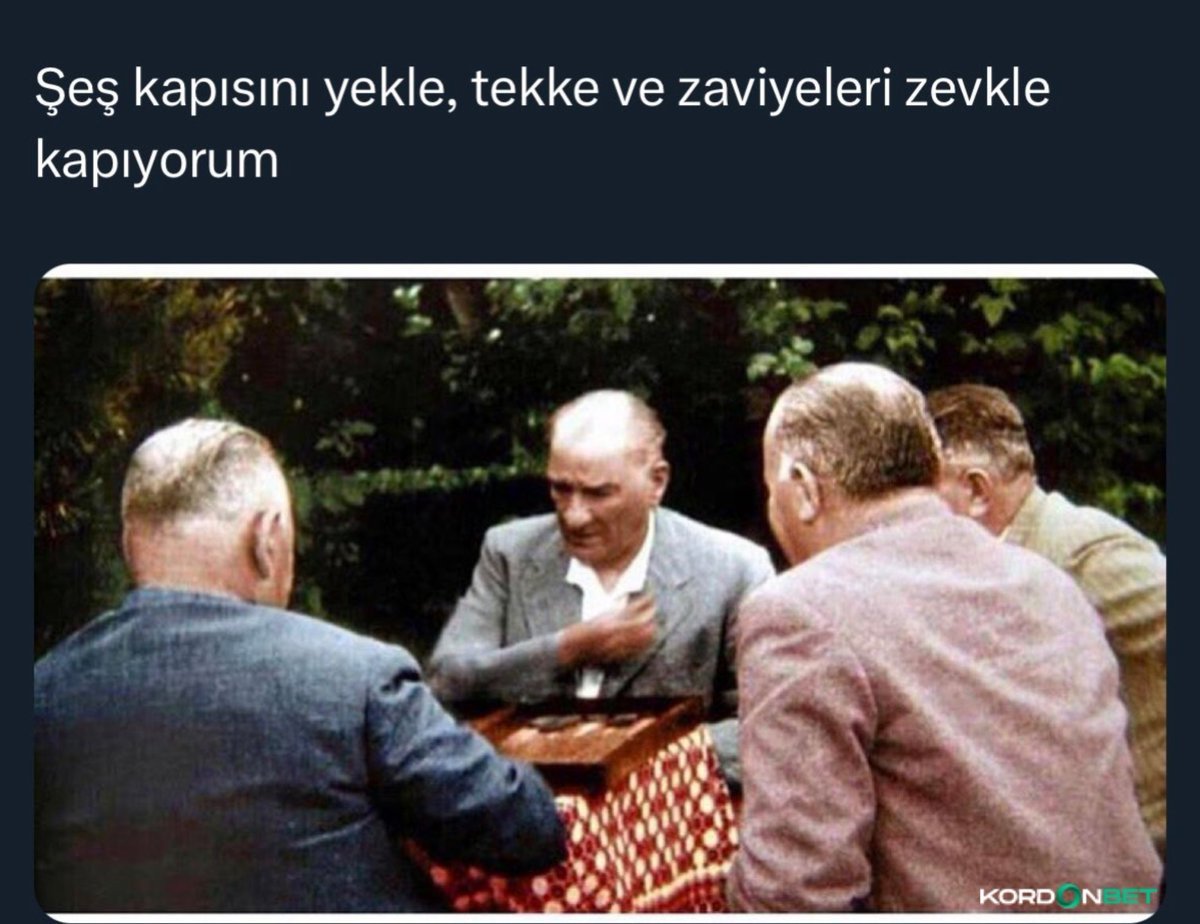 Şeş kapısını yekle, tekke...