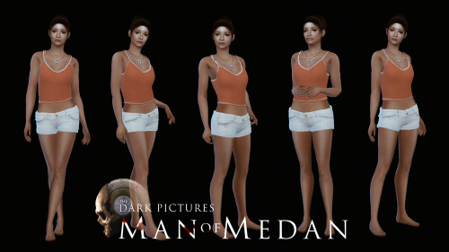 Man of Medan Felicite  “Fliss” Dubois SimI recomend download this set (not include)Game version 1.56