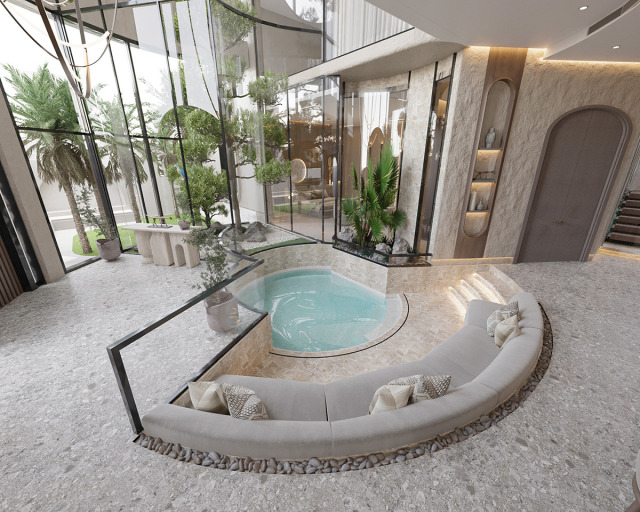 Spectacular Luxury Interiors With Captivating Stone Elements