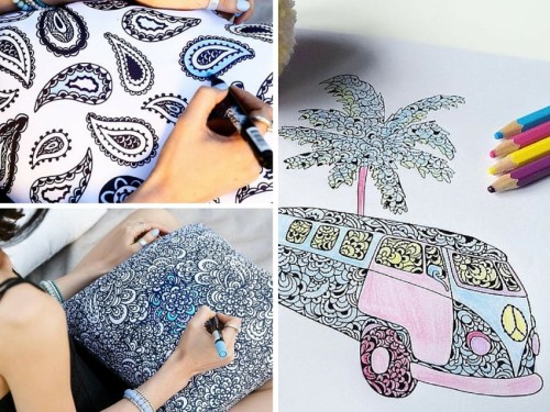 redbubble:  Let’s be honest; coloring in books should never go out of style. We found 6 artists who want you to get out those pencils and stay between the lines (or outside… if you’re a rebel). Find out more, and download your own coloring projects