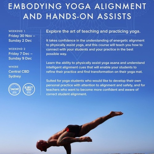 SYDNEY YOGIS: Presenting my Yoga alliance accredited 50 hour yoga teacher training module to explore