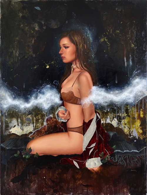‘Tidal’18″ x 24″Oil on canvasAvailable