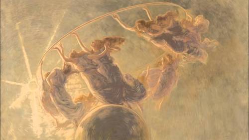 silenceformysoul:Gaetano Previati (1852-1920) - The Dance of the Hours (Danza delle ore)