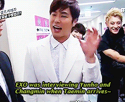 mintytaemin:  why are you even there Lee Taemin *facepalm*          