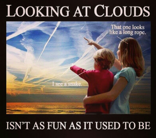 a-wak-e:You think they are spraying free vitamins to our mothers and kids?Look up. Wake up.Research 