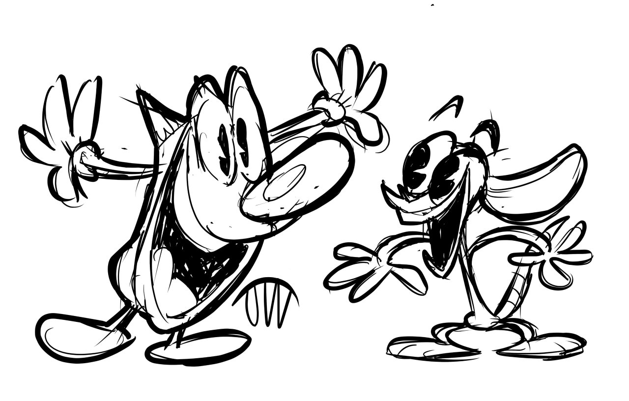 Stimpy was trending on Twitter this morning for reasons I don’t understand. Here are a couple of Ren and Stimpy drawings 