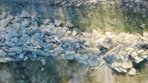 #Erie #eriespots #explore #pennsylvania #lakeerie #drone #dji #djimavicpro2 #ice #winter #frozen #tu