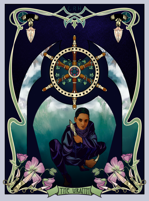 paintsandquests: The Thief and the Wraith - Tarot style!
