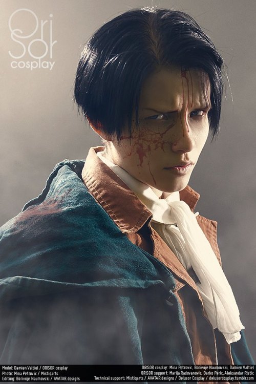 delusorcosplay:This world is mercisless - LeviCheck out the rest of the set!■Erwin■HanjiLevi: Deluso