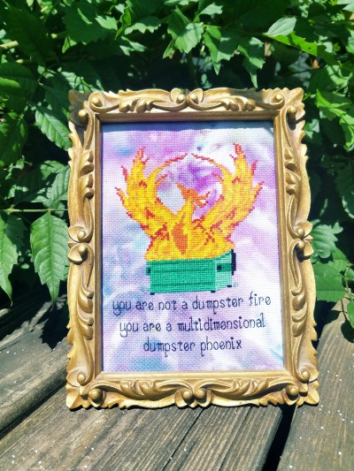 oldladyblogs:My friend had a request for this to put in her office space at work.