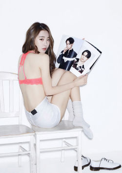 kpophqpictures:  [MAGAZINE] Dal Shabet Subin – Dazed &amp; Confused June Issue ‘14 990x1400 