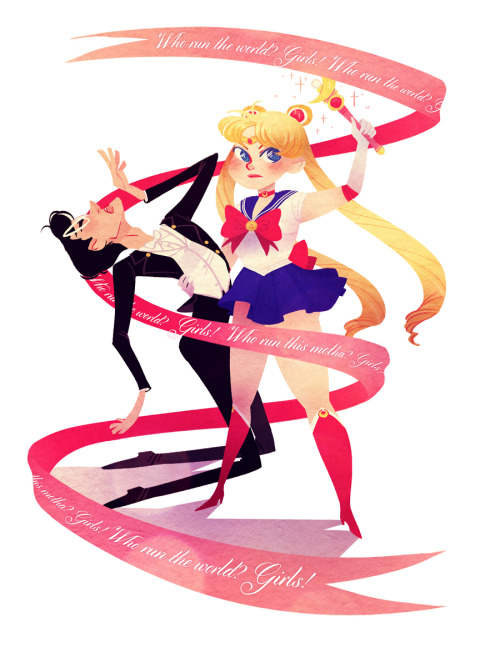 mayakern:  new sailor moon prints in my storenvy! 