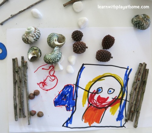 “An Invitation to Play and Learn with Numbers and Natural Materials”Things you’l