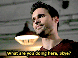 S4 AU: Skye breaking into one of Ward’s safehouses while on the run and seeking the help she doesn’t