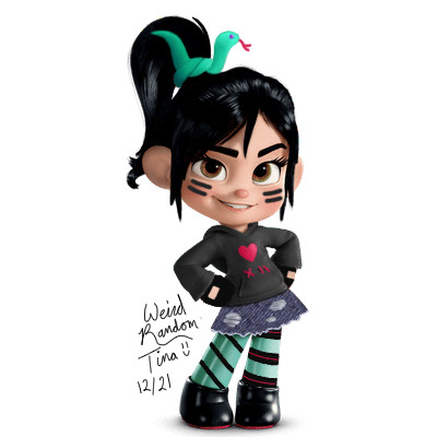 Rewatched Wreck It Ralph 2, thought since Vanellope moved to a new and very different game she neede