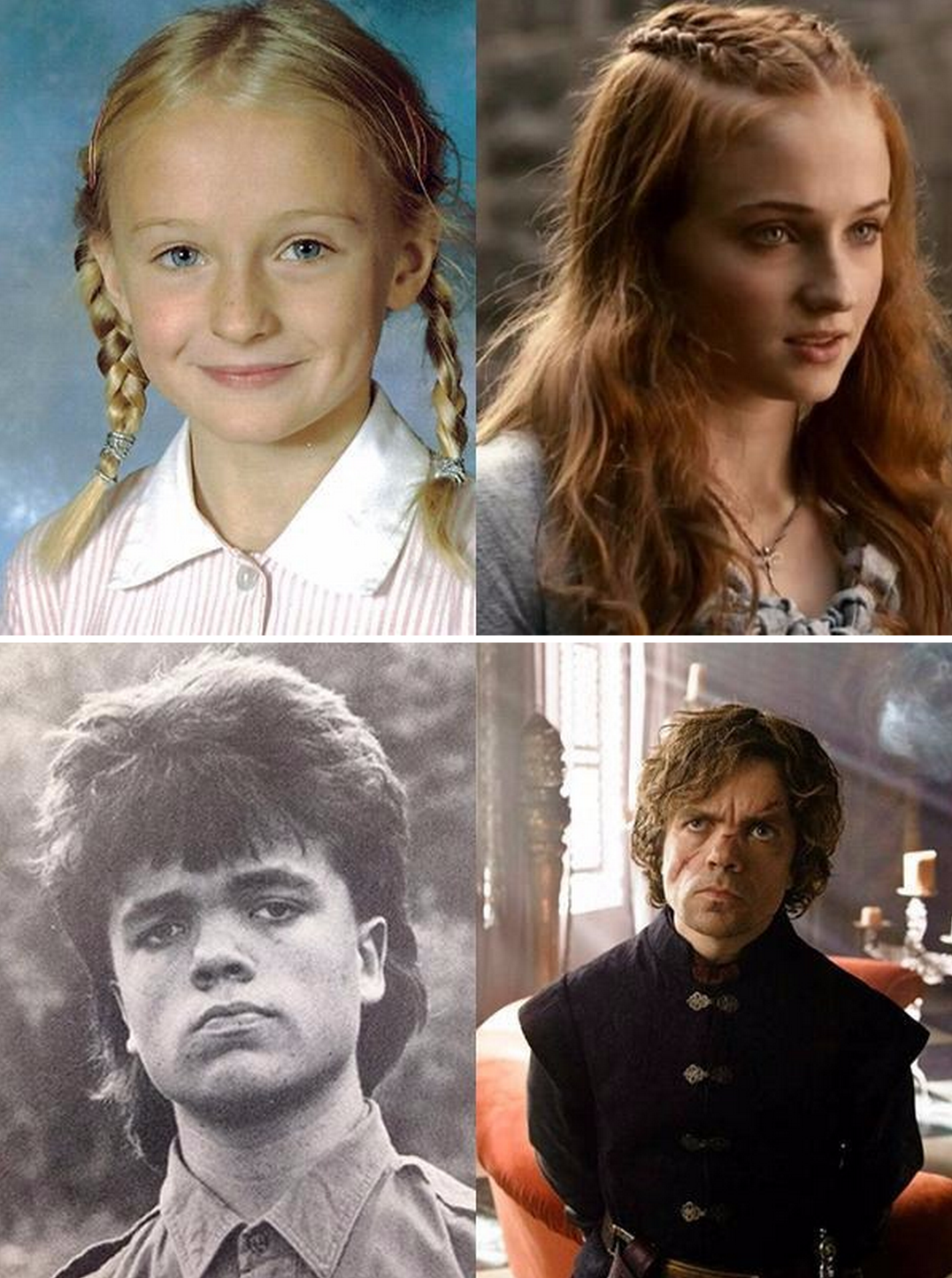 tastefullyoffensive:  Childhood Photos of the cast of ‘Game of Thrones’ (photos