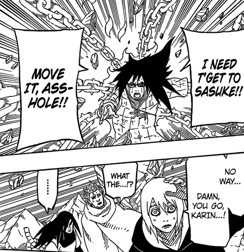 I think Suigetsu may be into Karin.
