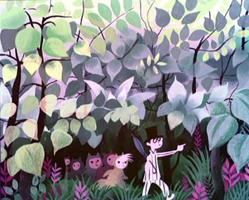 Peter Pan concept art by Mary Blair