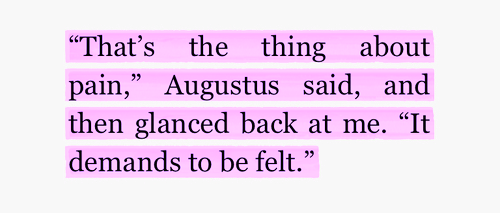 brusings:  The Fault in Our Stars