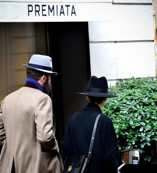 mrfabb13: On The Street…Milan! Beautifull outfit for this two guys…i love The coat an