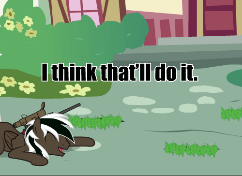 ask-that-brown-pony:  Stuck horseI ain’t helping that horse, I’m out!  XD