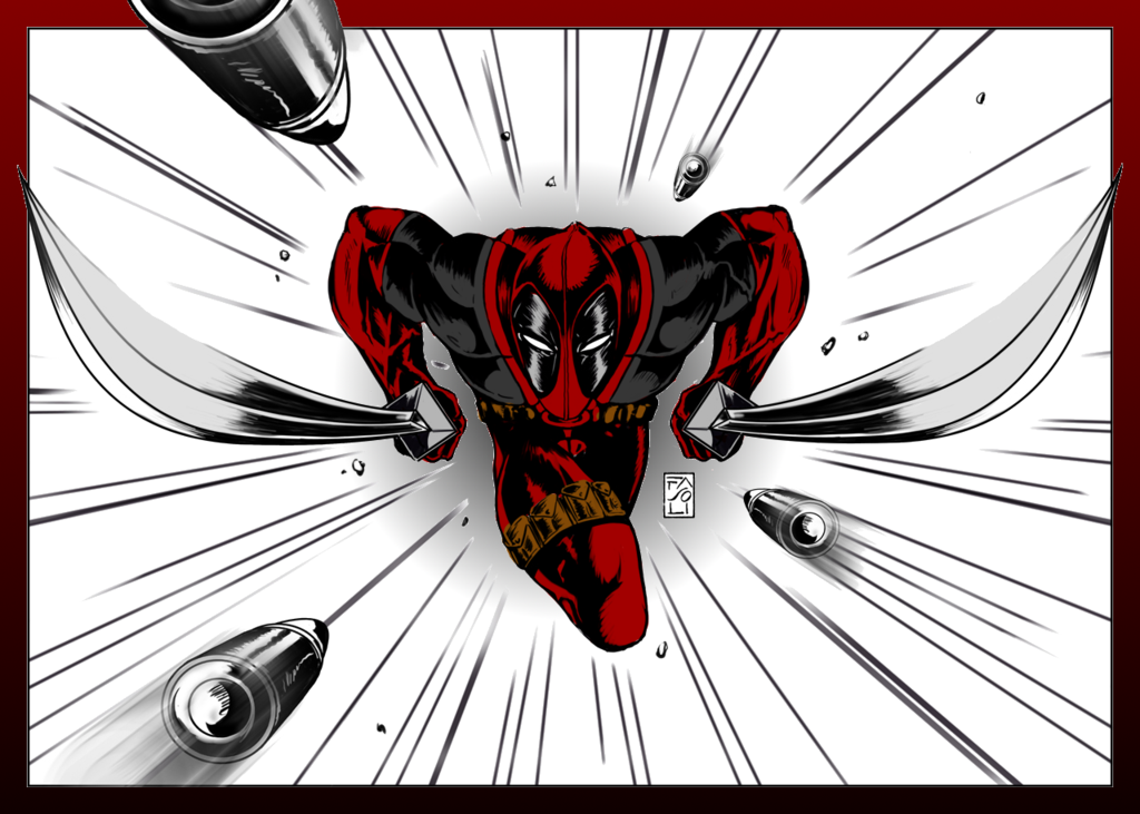 gamesnrock:  Deadpool - Riccardo Fasoli by ~GabrielDiasPortfolio 