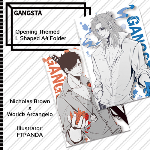 Gangsta. Nicolas Brown Worick Arcangelo A4 FolderJoin the Twilight today, with these special Gangsta