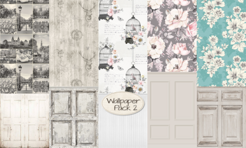 simplypurr:Wallpaper Packs 1 + 2 Created for The Sims 4. Here are 10 new wallpapers for you.3 wall